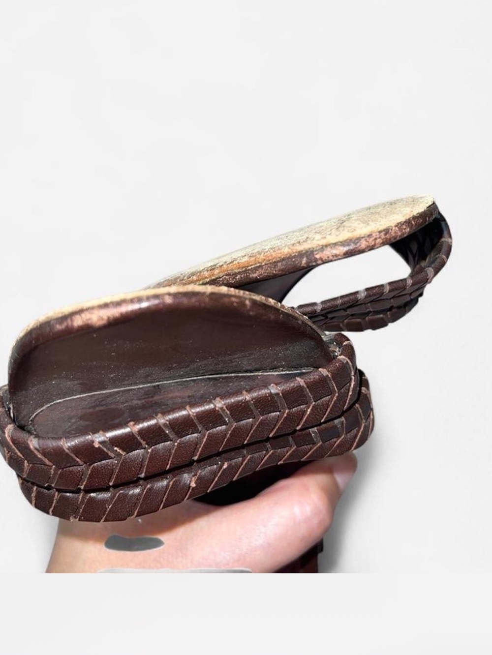 Coach Y2K brown leather heels - Picture 6 of 7
